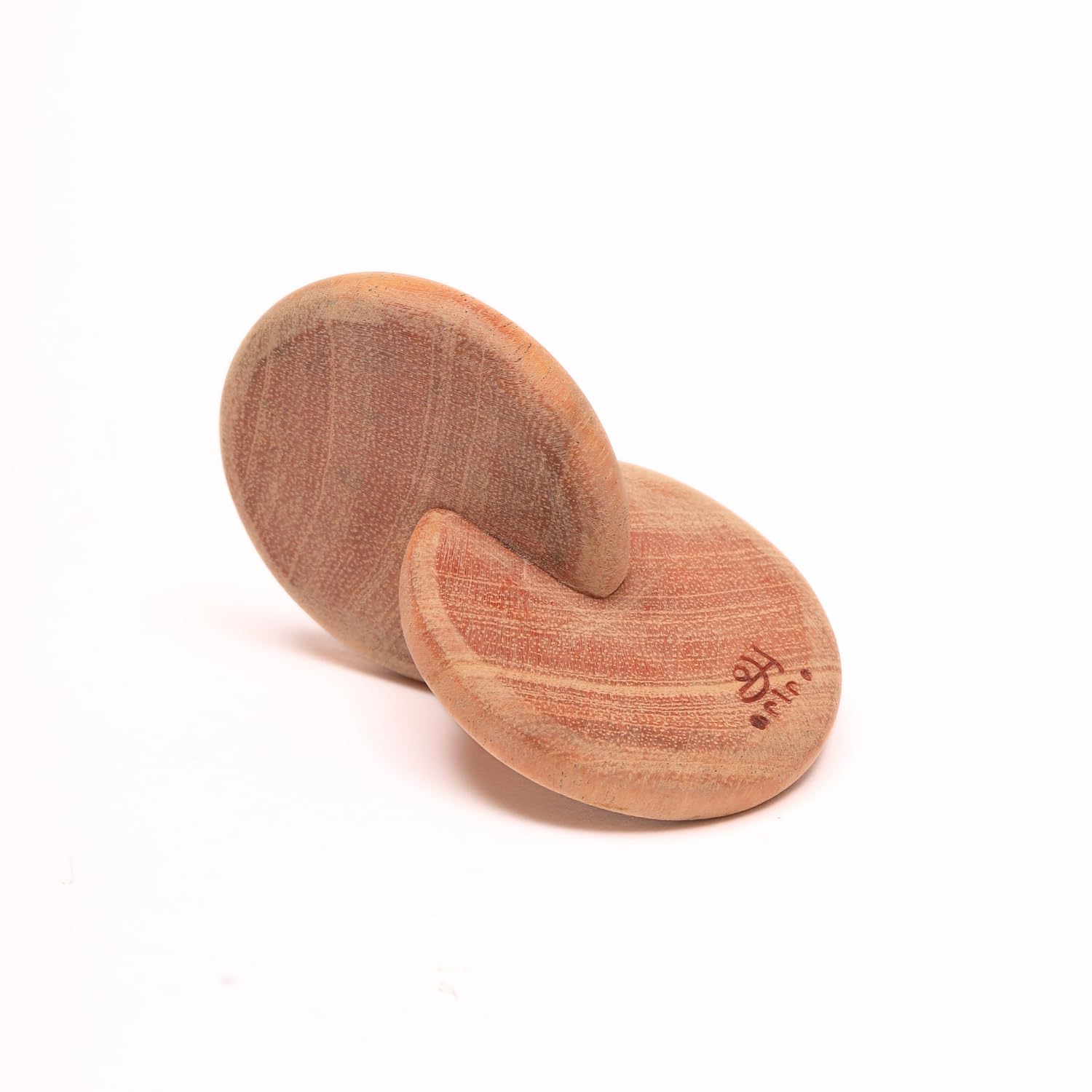 Ariro Toys Intersecting Discs | Montessori Wooden Teething & Grasping Toy for Baby Boys & Girls | Natural Neem Wood | Teething Toy | Safe & Developmental Play | Baby Accessories-picture-10