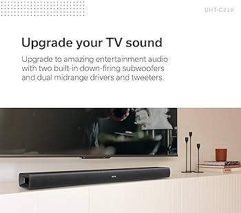 DENON DHT-C210 Dolby Atmos サウンドバー DHT-C210 - Full-range Dolby Atmos sound bar with built-in