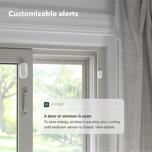 Miniatura 5 de ecobee Paquete de cámara inteligente con sensores para todo el hogar con cámara inteligente ecobee Cámara de seguridad WiFi para interiores, paquete