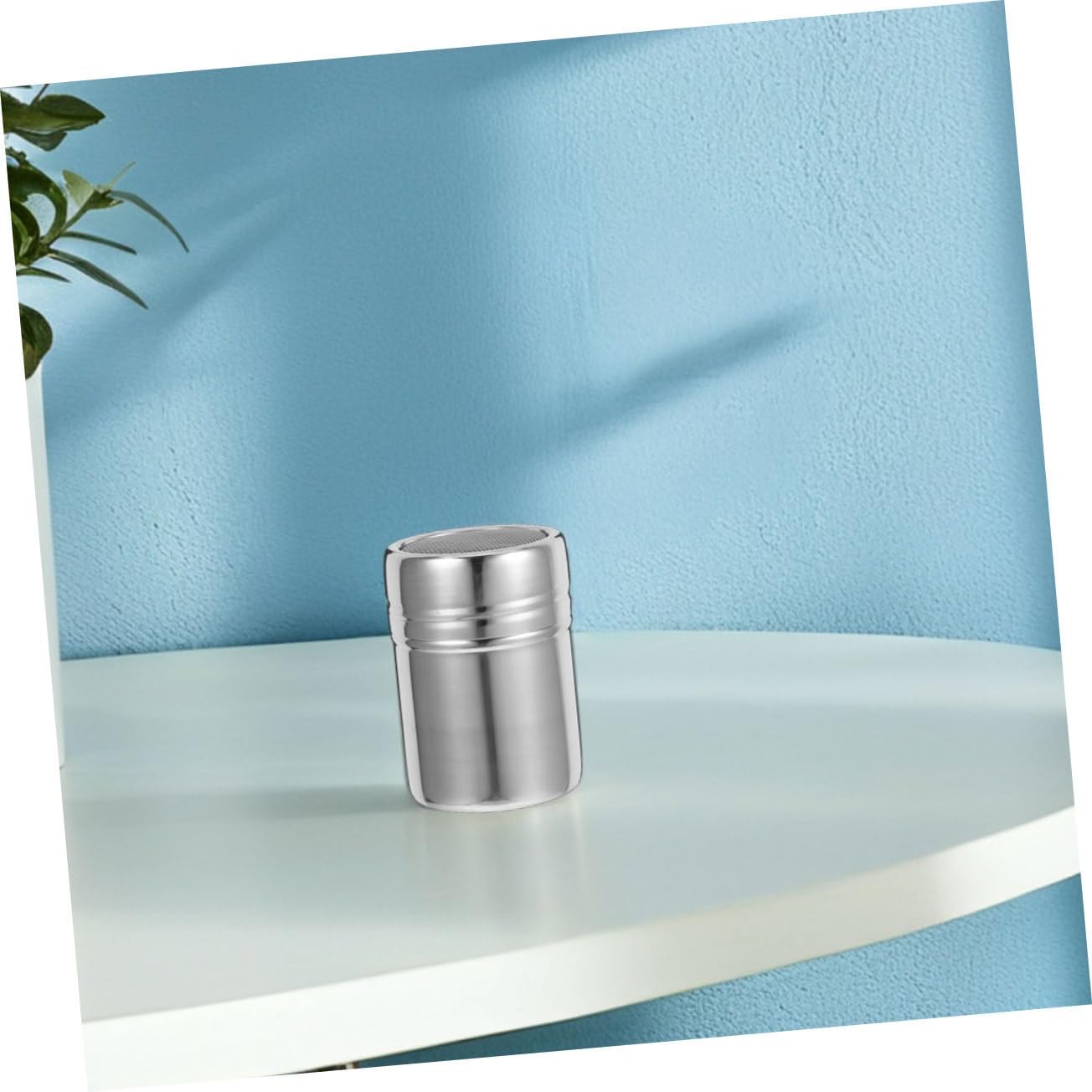 2 Pack Powder Sifter with Lid, Stainless Steel Fine Mesh Shaker