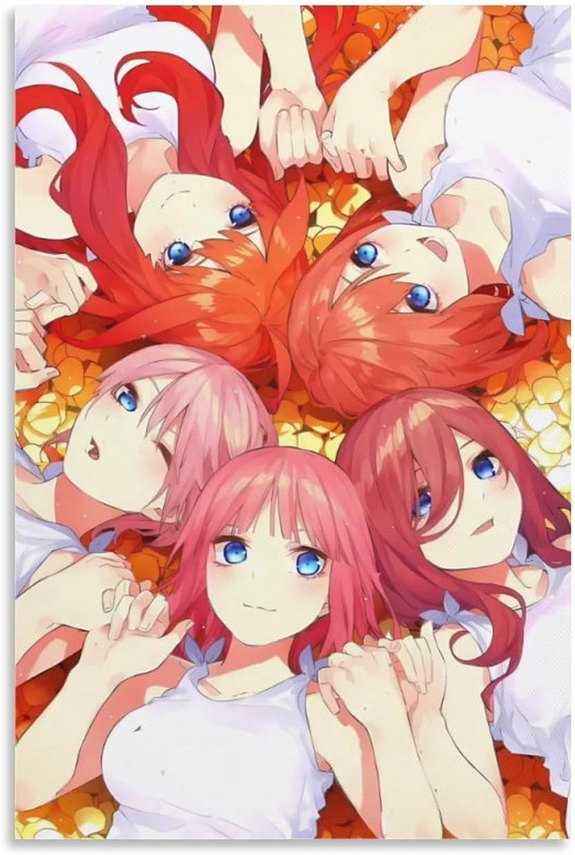 五等分の花嫁　壁掛けポスター 5点セット Amazon.co.jp: 五等分の花嫁 ポスターアートパネル 壁の絵