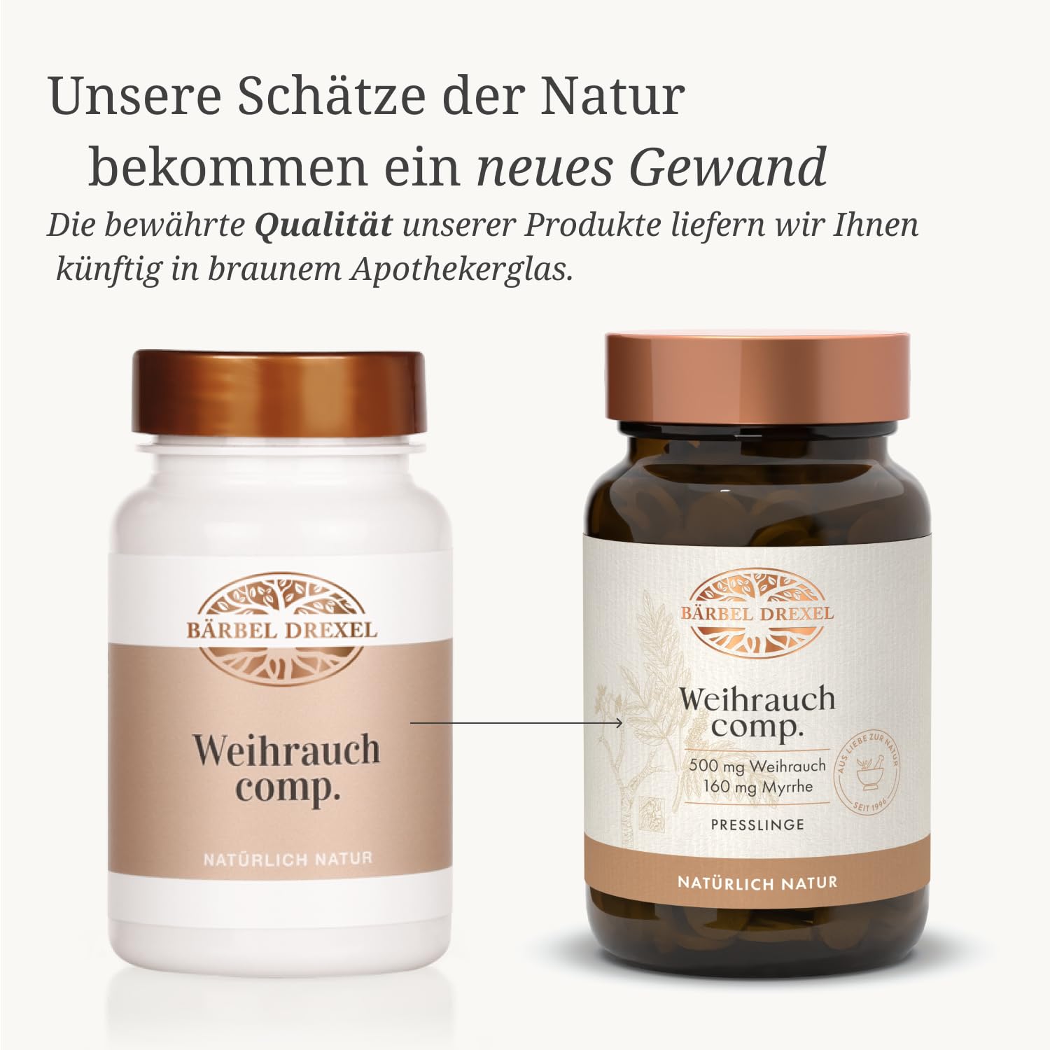 Weihrauch Extrakt Hochdosiert Boswellia Serrata mit Myrrhe (140 Stk) Ayurveda 100% Vegane Herstellung Deutschland Weihrauch comp. Tabletten ohne Zusätze Heilpflanze BÄRBEL DREXEL®