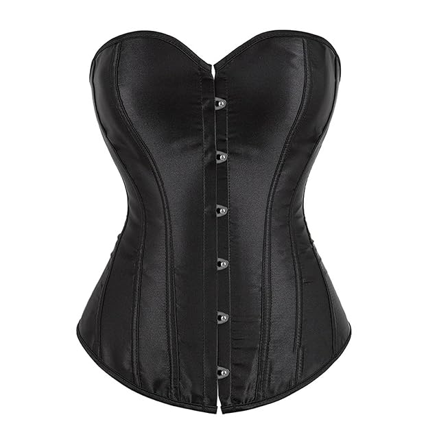 Generic Corset Tops for Women Cincher Bustier Waist Push Up Lingerie Bodysuit Gothic Corset Overbust Strapless Bodyshaper