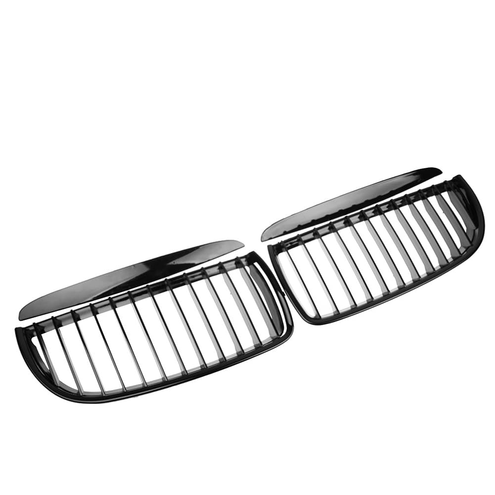 Astra Depot Glossy Black Kidney Grille & LED Turn Signal Lights For BMW E90 Pre-LCI Models (2006-2008)