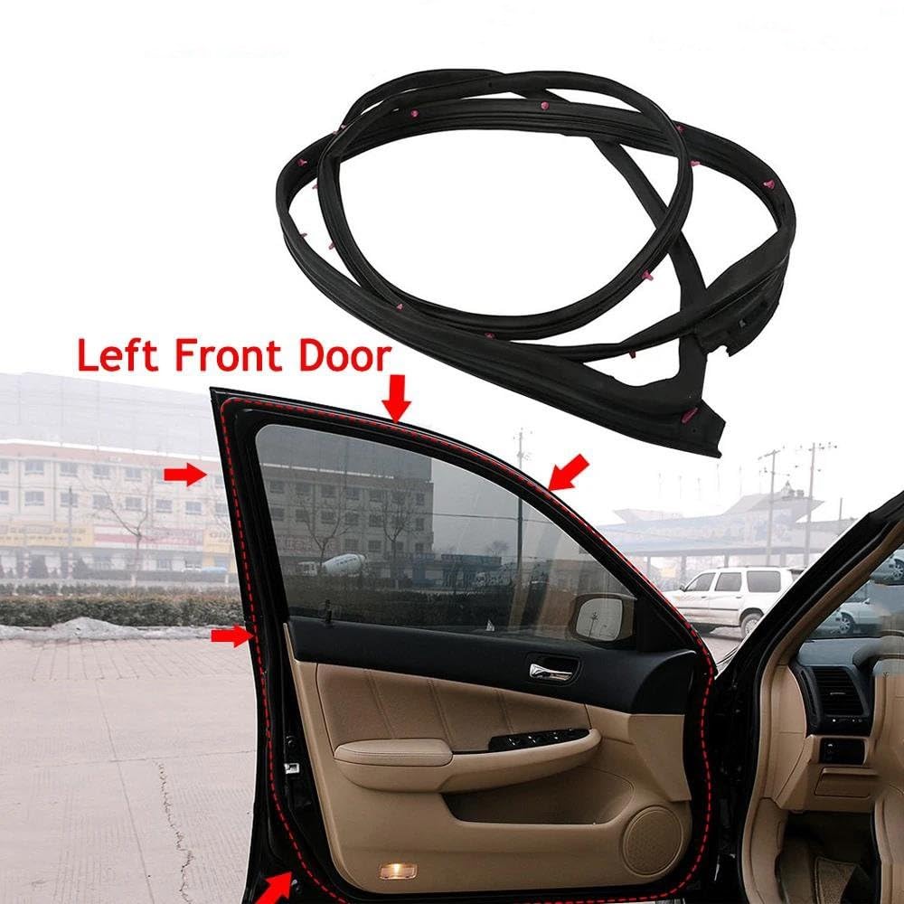 Striscia Tenuta Portiera Per Accord Sedan 2003-2007 Guarnizioni Modanature Portiere Auto Sostituiscono 72365-SDA-A01 Accessori Auto Guarnizioni(Anteriore destro)