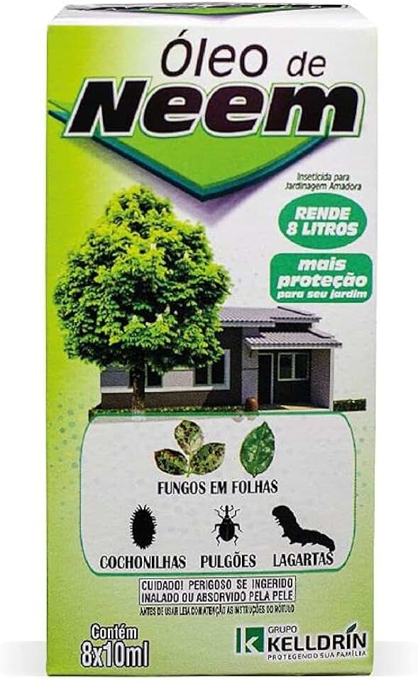 Óleo De Neem Kelldrin 10ml 8 Unidades