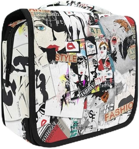 senya Kit de neceser de viaje colgante, estuche de maquillaje, organizador de cosméticos para hombres y mujeres