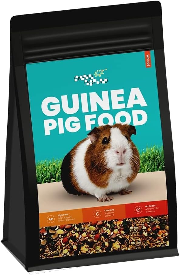 Aqu'aNa'ture Guinea Pig Food Highly Nutritious Diet Essential Ingredients for a Healthy and Active Lifestyle for Adult & Young Guinea Pigs (500g)