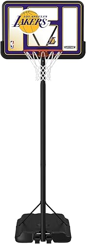 Vista 55 de Aro de basketball con sistema portable, de altura ajustable, tablero posterior de 44 pulgadas de Lifetime 1269 Pro Court.