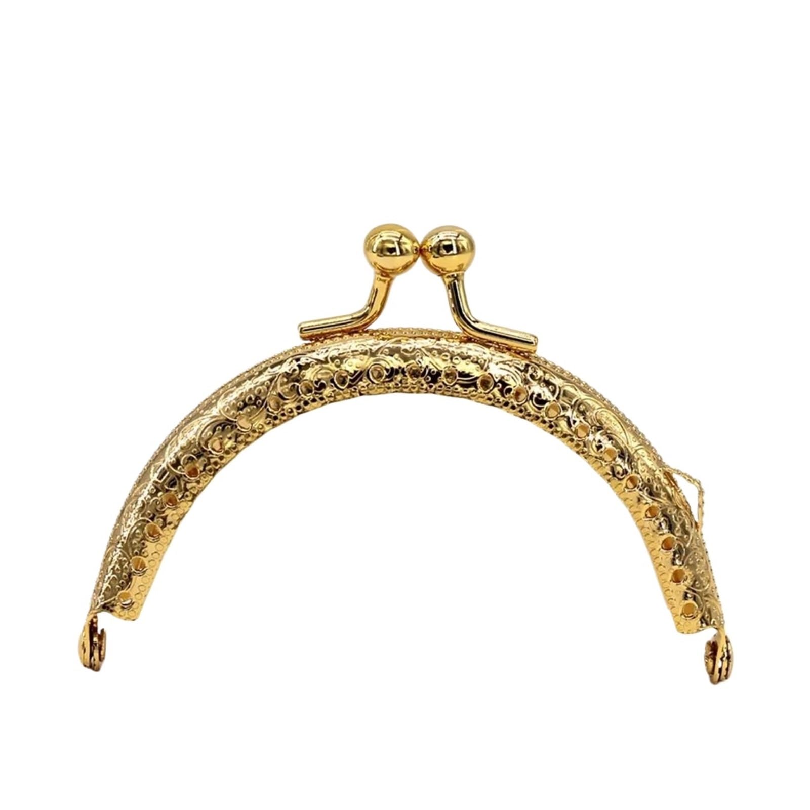 PVUVTNAHW 5pcs/lot 5 Color 8.5cm Metal Purse Frame Kiss Clasp Handle For Bag Sewing Craft Tailor Accessory(Gold)