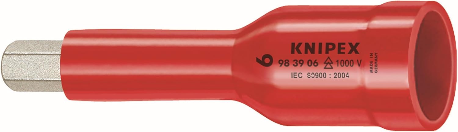 KNIPEX 98 39 06 3/8 1,000V Insulated 6 mm Hexagon Socket