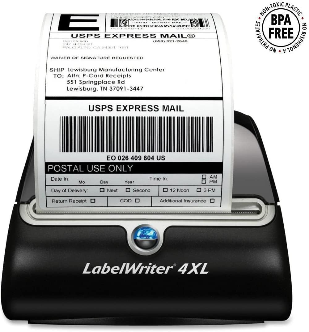 SJPACK 300 Rolls 4XL Labels 4”x 6” 1744907 Address Labels Internet Postage Shipping Labels Compatible 4XLThermal Printer(220 Labels Per Roll)