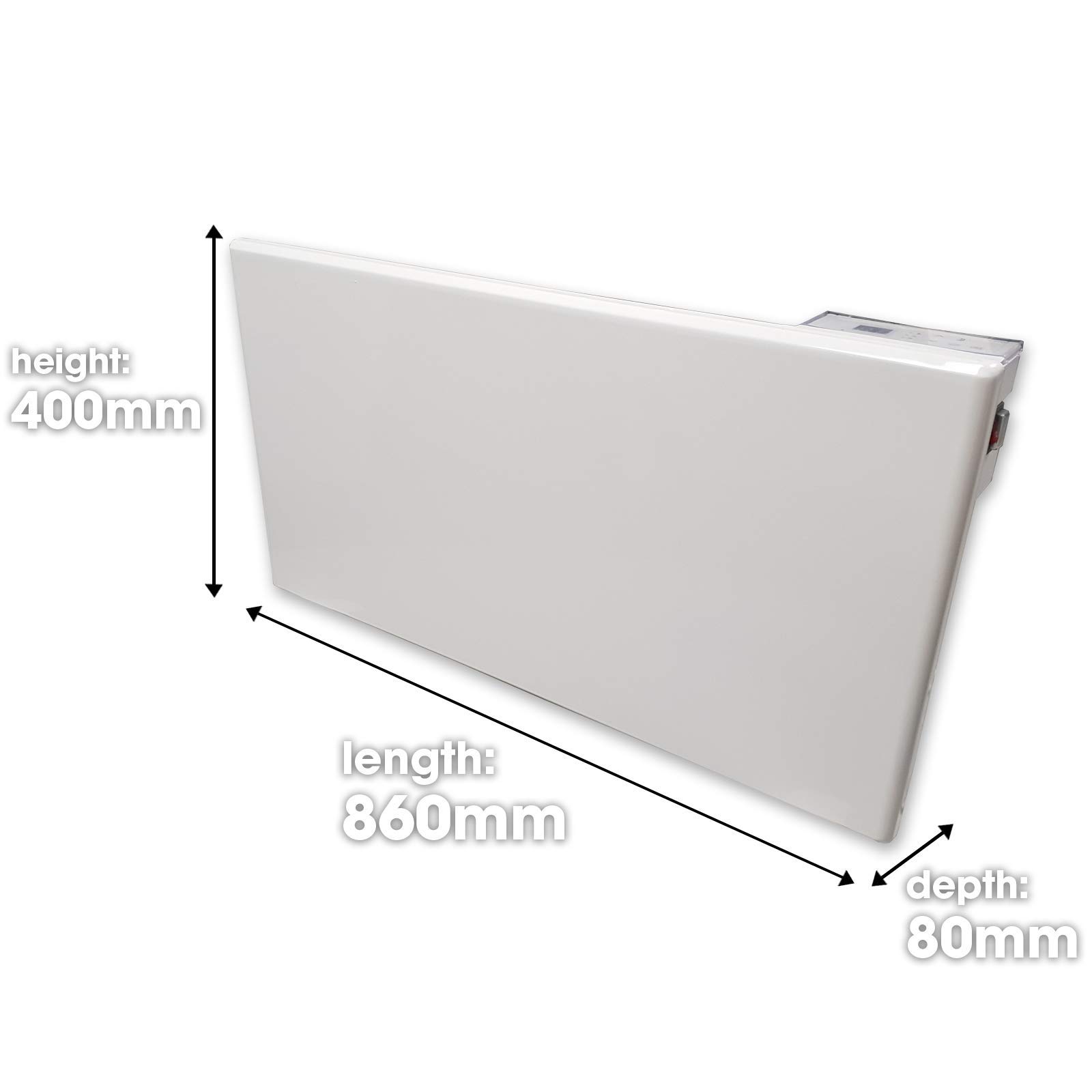 FUTURA Eco 2000W Electric Panel Electric Heater Bathroom Safe Setback