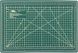 Base Para Corte De Mesa A3 Dupla Face Patchwork Artesanato (Verde)