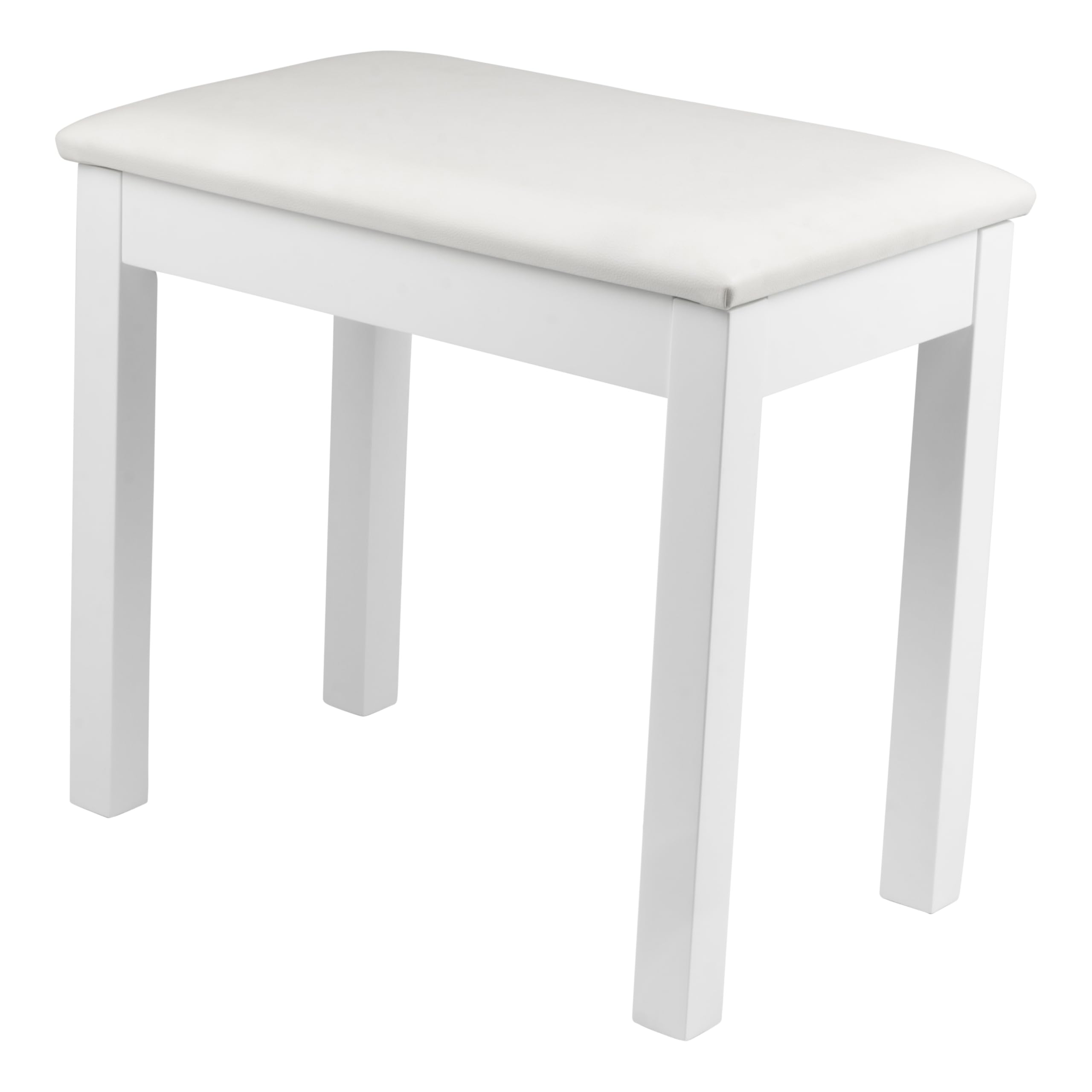 Gator Frameworks Panca tradizionale in legno per tastiera e pianoforte, finitura bianca (GFW-KEYBENCH-WDWH)