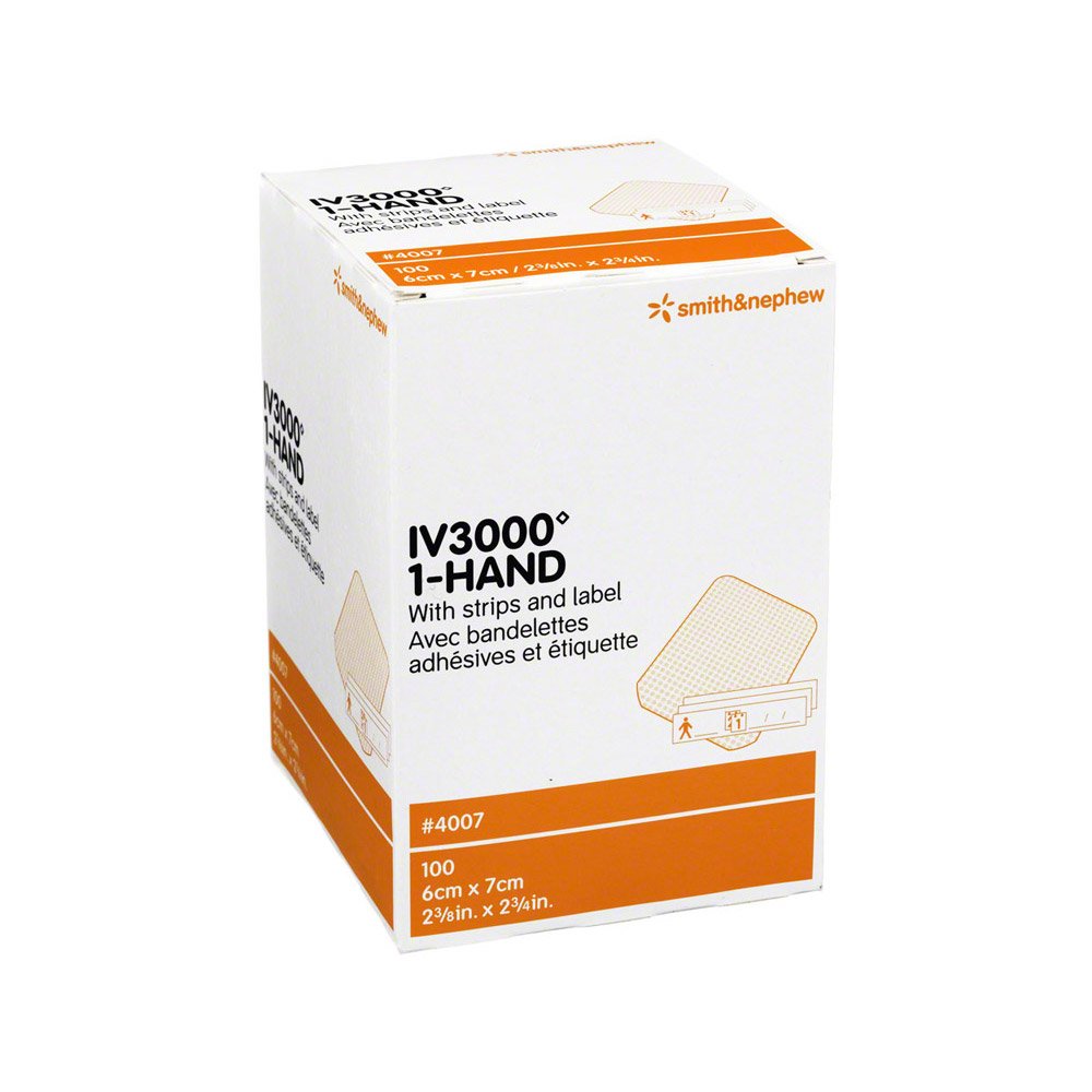 Opsite IV3000 6 x 7 cm Transparent Cannula Fixings Pack of 100