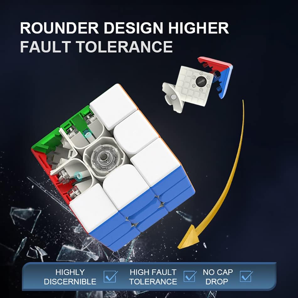 Miniatura 6 de Willking YJ MGC EVO 3x3 II Cubo magnético de velocidad Yongjun MGC EVO V2 Flagship Puzzle Cube YJ mejorado 3x3 Cubo para velocidad Cubing 2.185 in