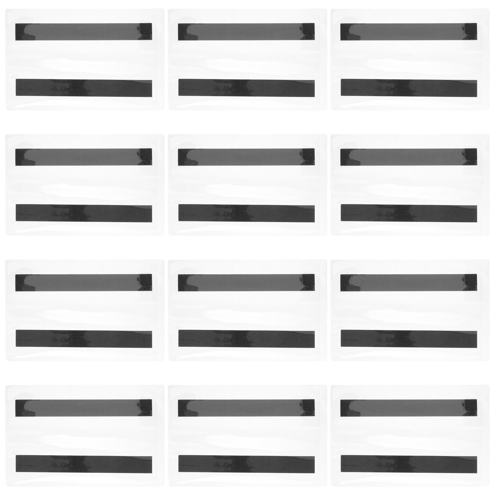 Magnetiche Etichette Adesive 12 Pezzi in Silicone per Scaffale