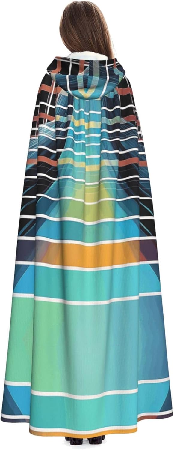 Quantum wave photoplethysmography Unique Darkness Poncho Shawl - Customizable Wearable Blanket for Women, Perfect Halloween Costume Accessory, Knight, Akatsuki, and More