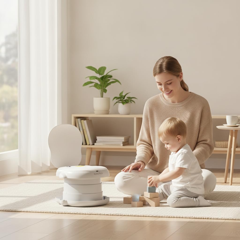 Pot pliable portable pour bébé, siège toilette pour l'apprentissage la propreté, Siège de toilette non intégré, coussin souple confortable et amovible