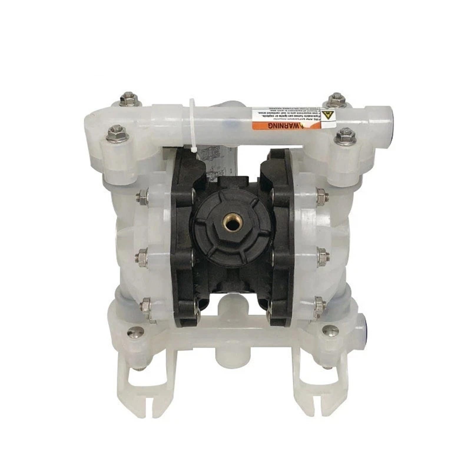 CUDTAPI BML-15P 1/2" PP Material PTFE Plastic Air Operated Pneumatic Diaphragm Pump Double Way Liquid BML-15