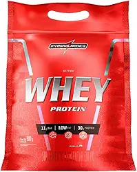 Nutri Whey Isolado e Concentrado 907g - Integralmedica morango