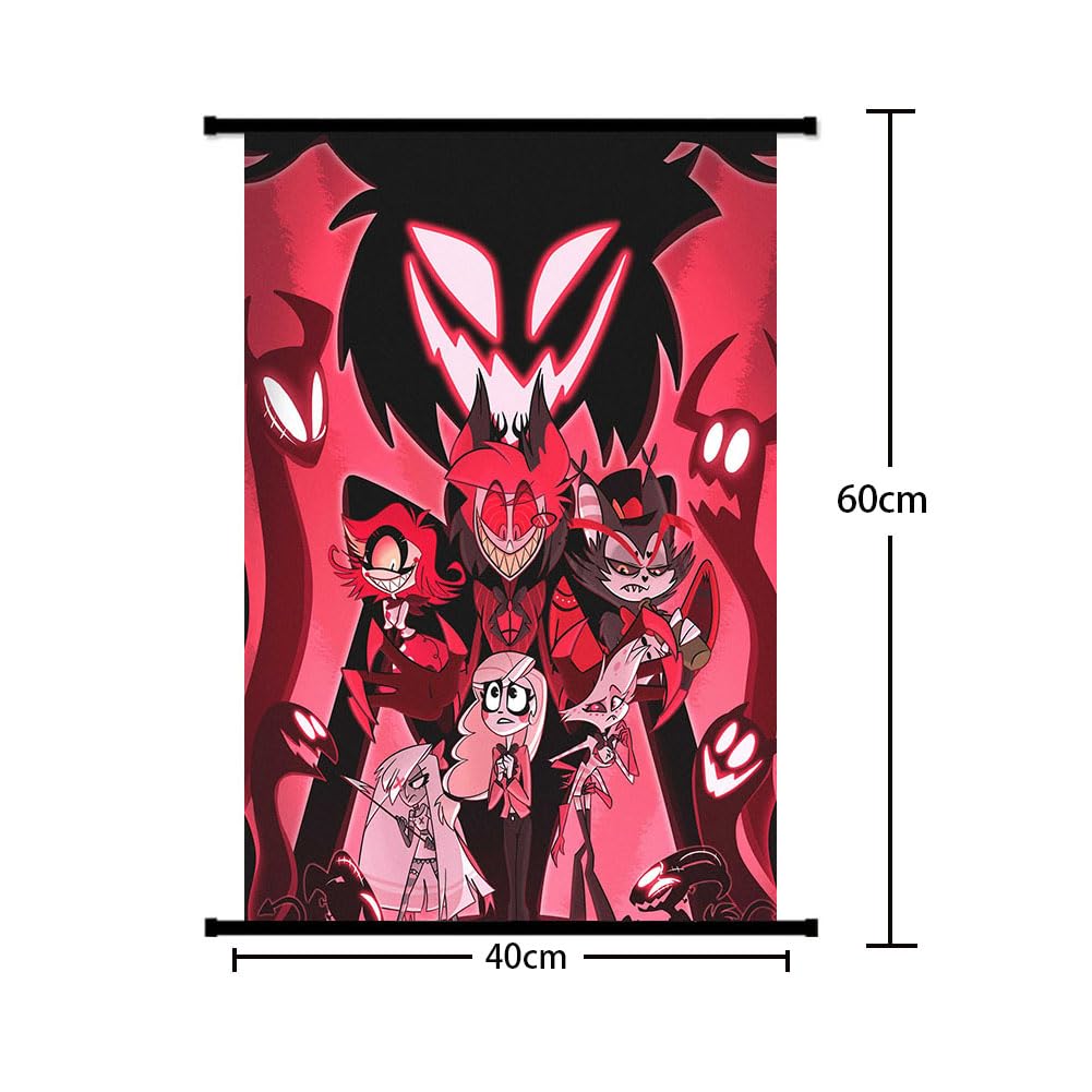 Zhongkaihua Hazbin Hotel Poster Angel Dust/Alastor/Lucifer