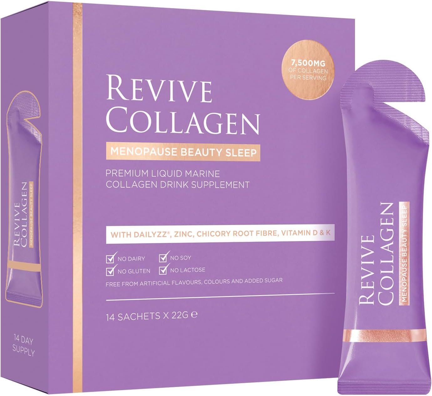 Premium Menopause Range - Hydrolysed Liquid Marine Collagen Drink (14, Beauty Sleep)