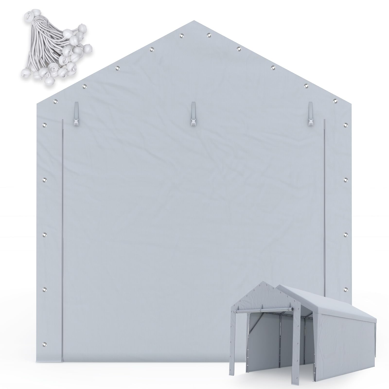 Amazon.com: ADVANCE OUTDOOR 10x20 ft Carport Replacement Door with