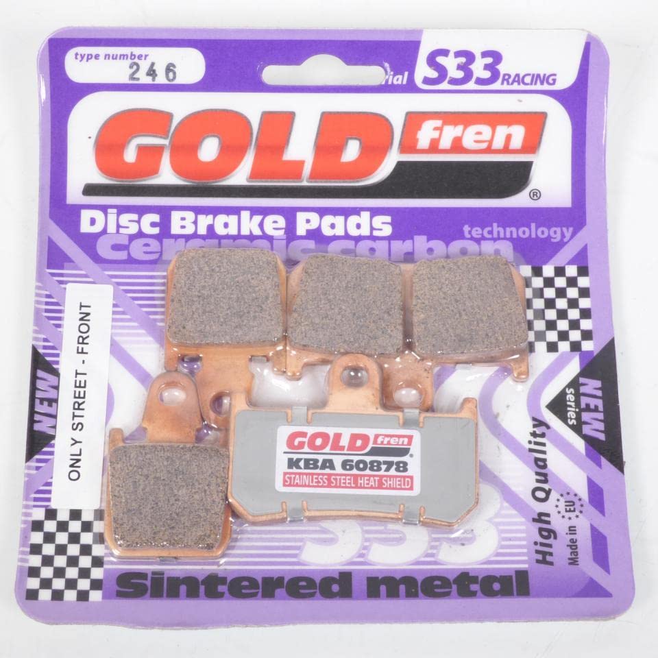 Plaquette de frein Gold Fren pour Yamaha 1000 Yzf R1 Sp 2010 AVG AVD