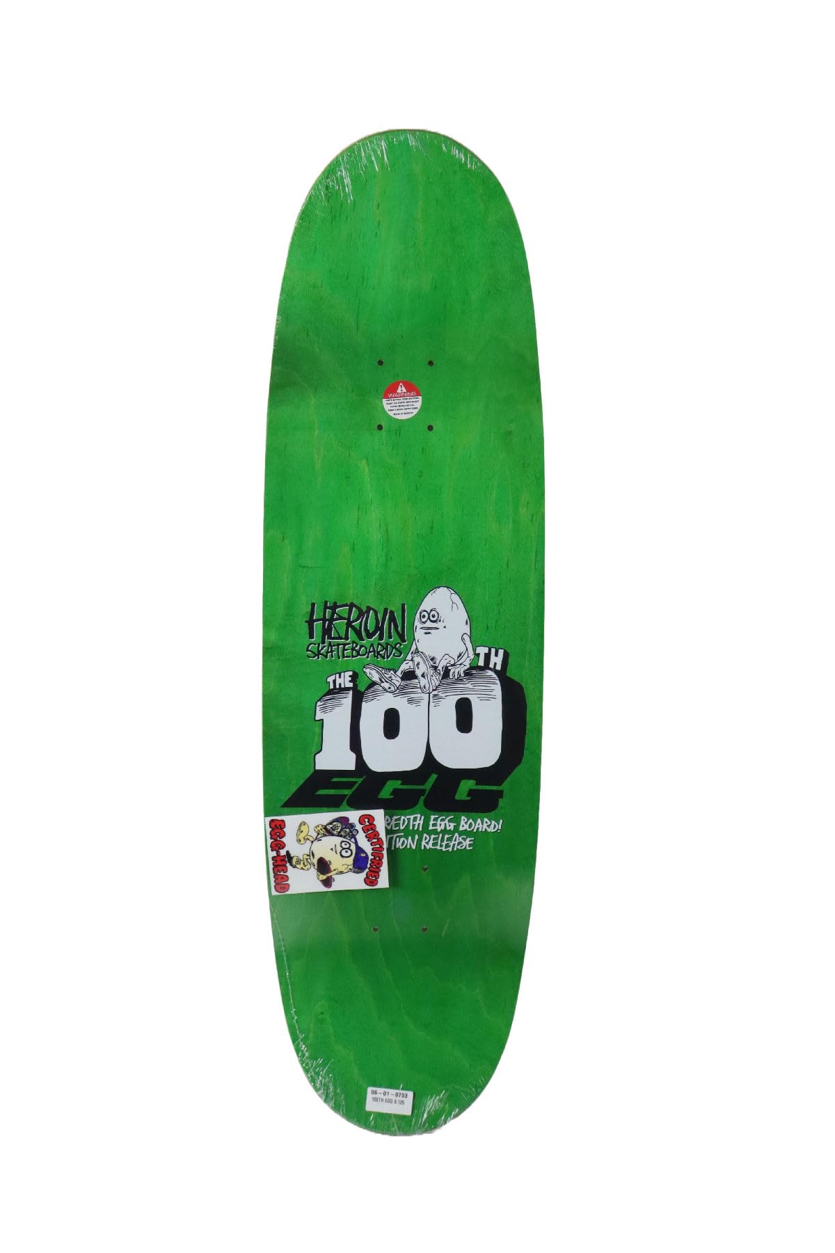 Amazon.com: Heroin Skateboard Complete 100th Egg 9.125