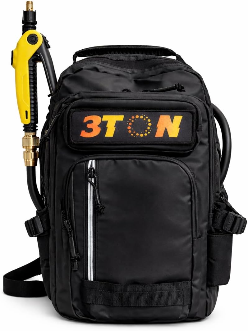 3TON Cordless Mobile Spray Backpack for PPF & Window Tint – Battery Operated, Portable Tint High Pressure Sprayer Backpack Inline Filter Hose – Professional Tool for PPF and Windows Tint