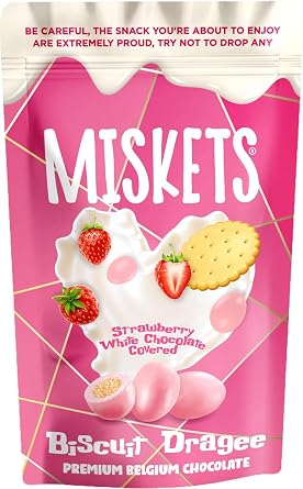 Beyaz  ikolata Kaplamal   ilek Bisk vi Draje 80 GR x 6 Adet