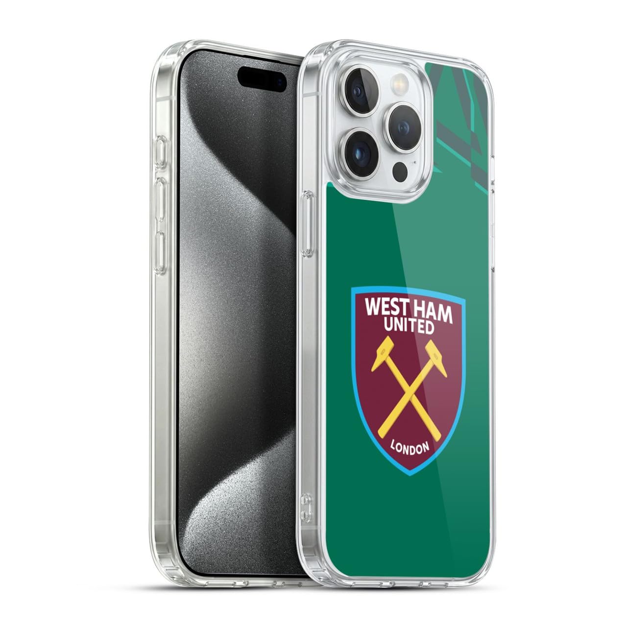 Carcasa iPhone 15 Pro Max West Ham United gel TPU flexible 7