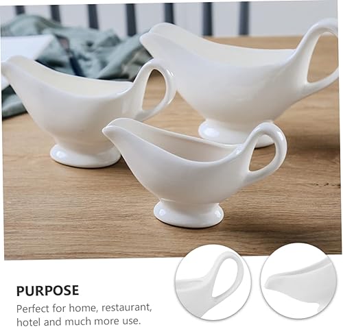 Miniatura 8 de SHOWERORO 1pc Salsa Hopper Crema de Soja Pequeña Crema de Terrario Crema de Ensalada Lancha de Salsa Barco Salsa Barco con Salsa Barco de Salsa