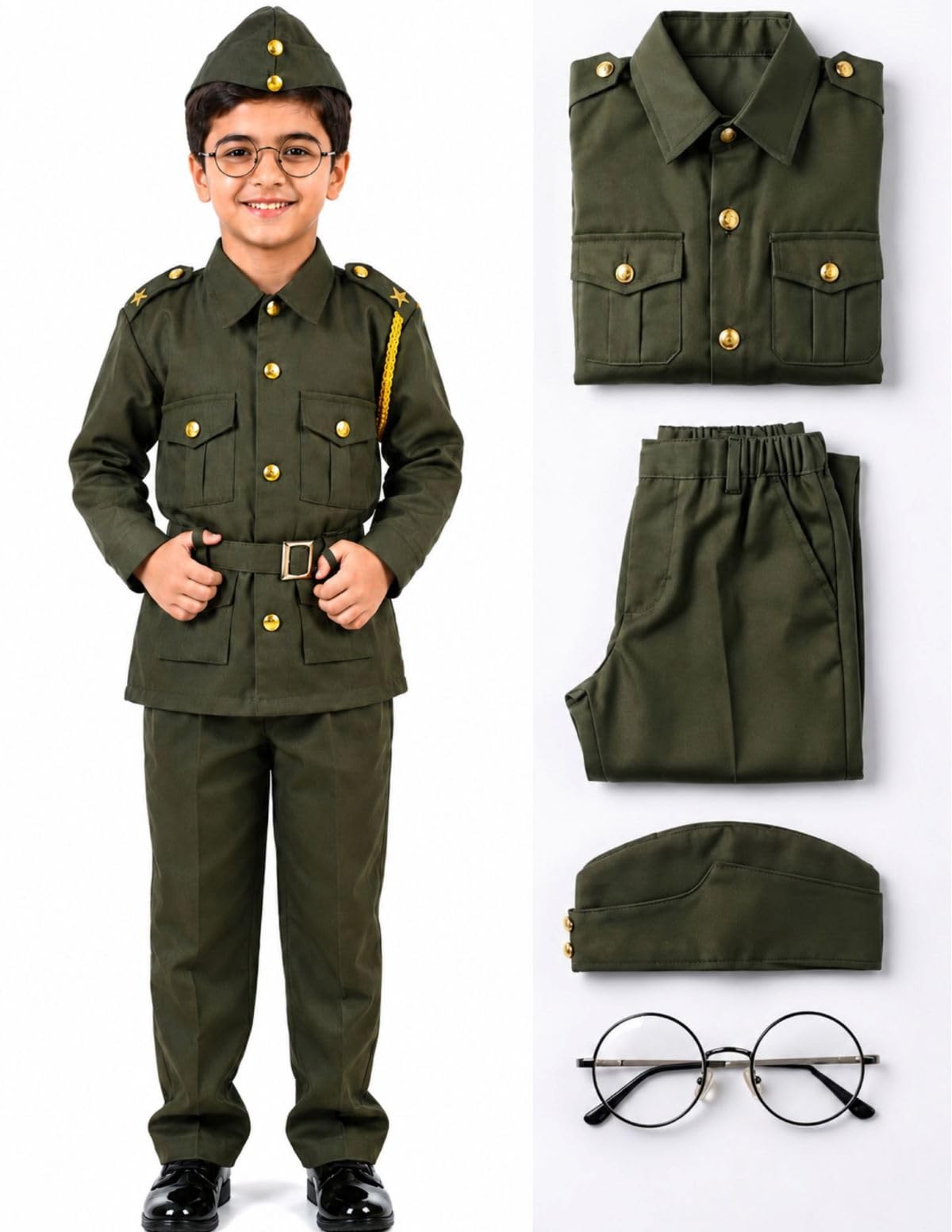 BookMyCostume Costume da combattente della libertà per bambini