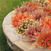 Woltoy Kunstblumen Herbst 16 Stück Herbstdeko Aesthetic Autumn Decor Innen – Ansicht 7