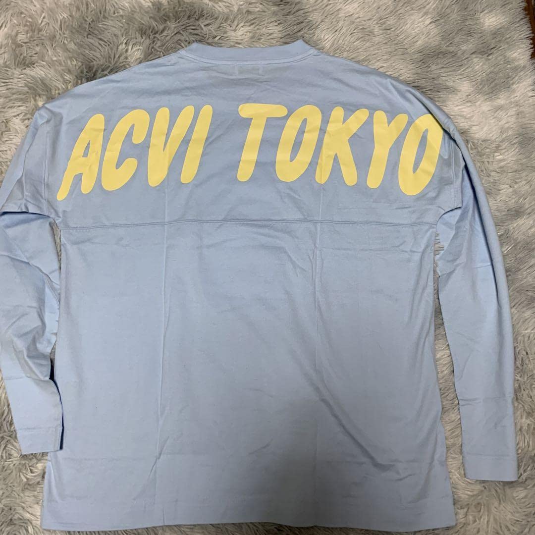 Amazon.co.jp: 品ACVIアクビ ロングtシャツ ビッグプリント ロンt SALU 
