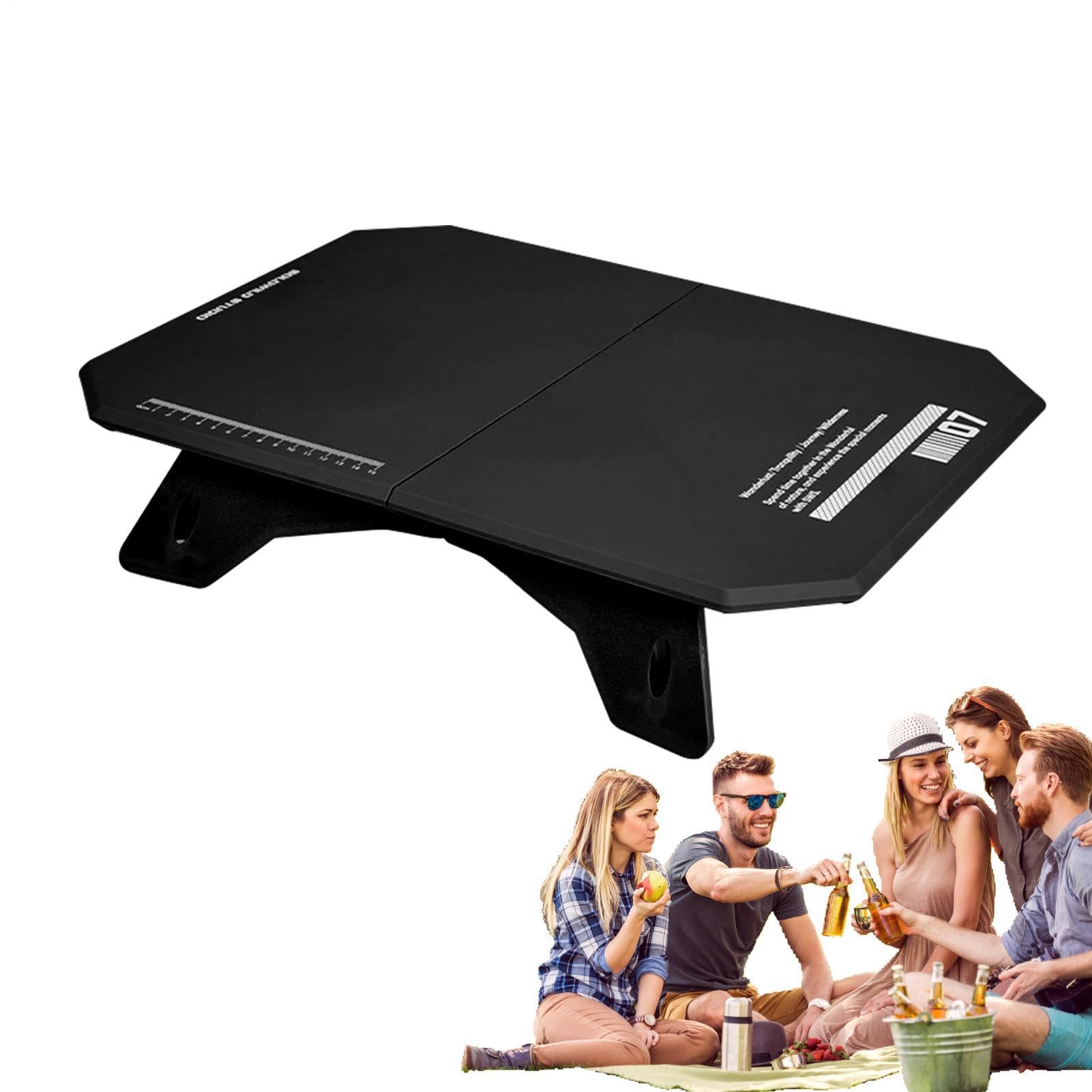 Mesa Portátil para Camping Superficie Antideslizante, Multifuncional,