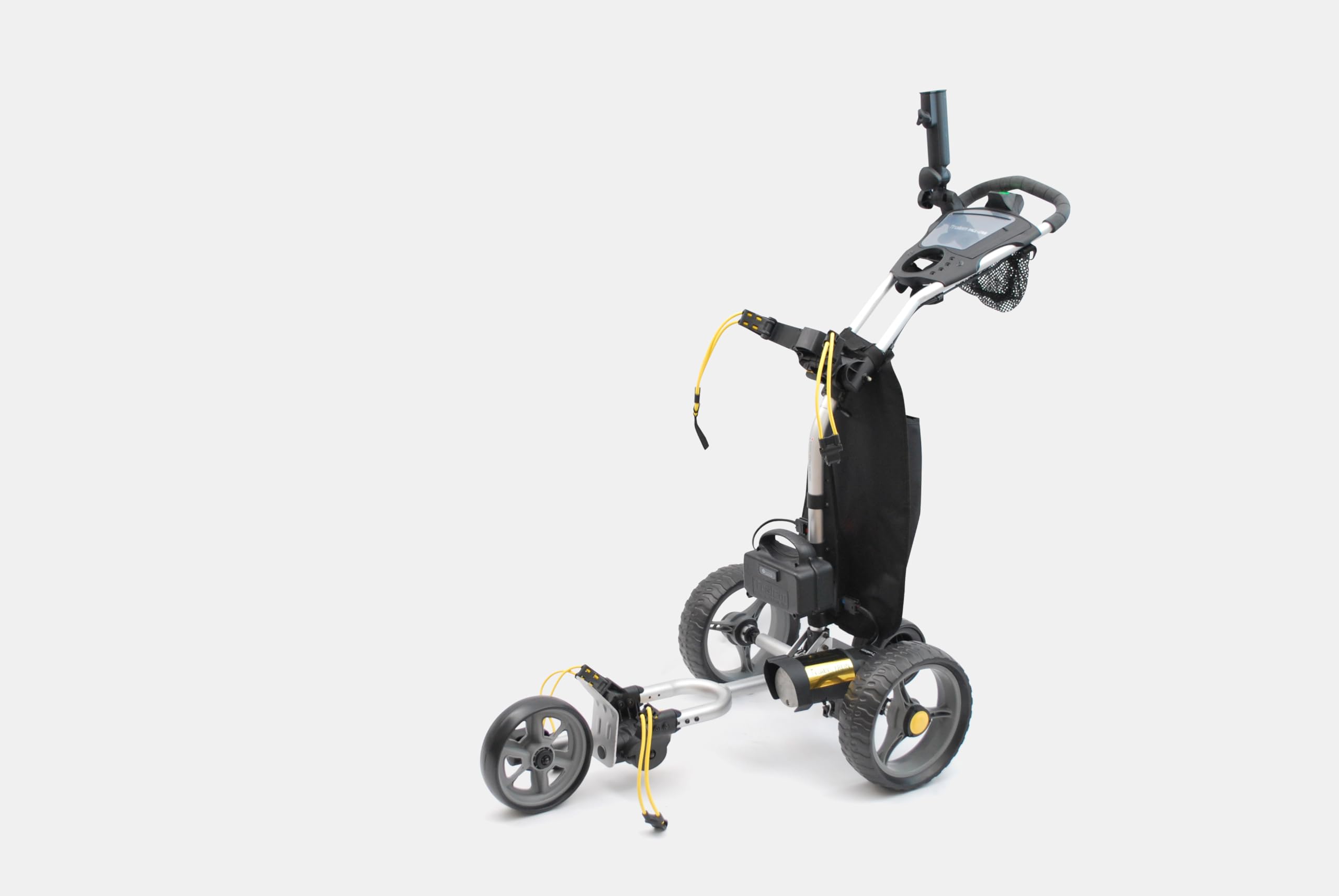 Trolem - eFALL CAN Brake Elektro Golf Trolley - Golftrolley Elektrisch - 3-Rad-Golfwagen Klappbar - Mit Elektromotor, Bremse & Lithium Akku - 27 Loch - Golf Cart für Golftasche-Transport