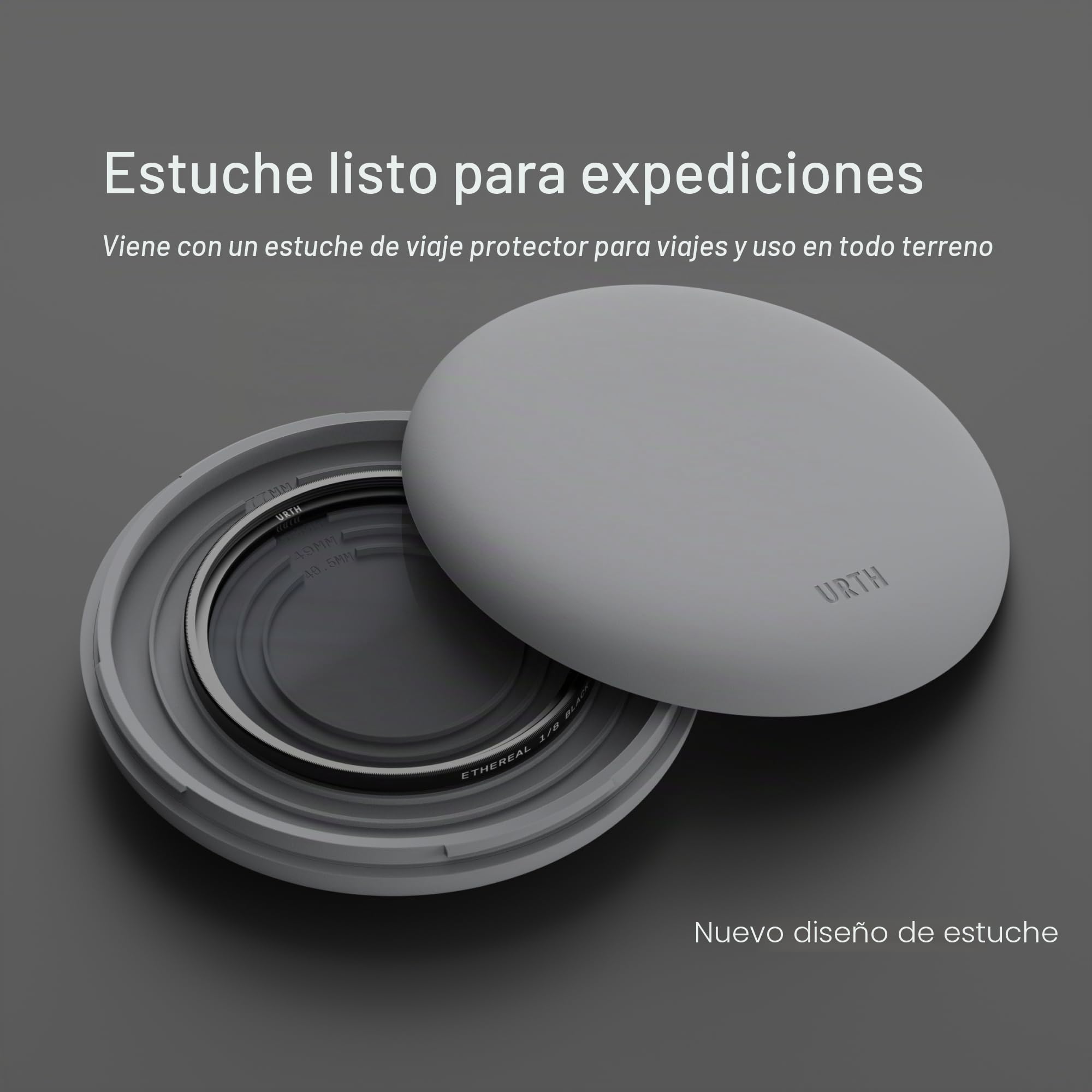 Urth 39 mm Filtro de Difusión ⅛ Etéreo Black Mist (Plus) – Efecto Cinematográfico para Objetivo, Nano-Recubrimiento de 20 Capas, Difusión de Luz para Cámara