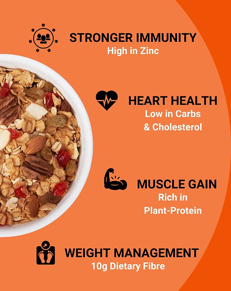 True Elements Muesli Fruit and Nuts 1.2kg Super Value Pack Cereal