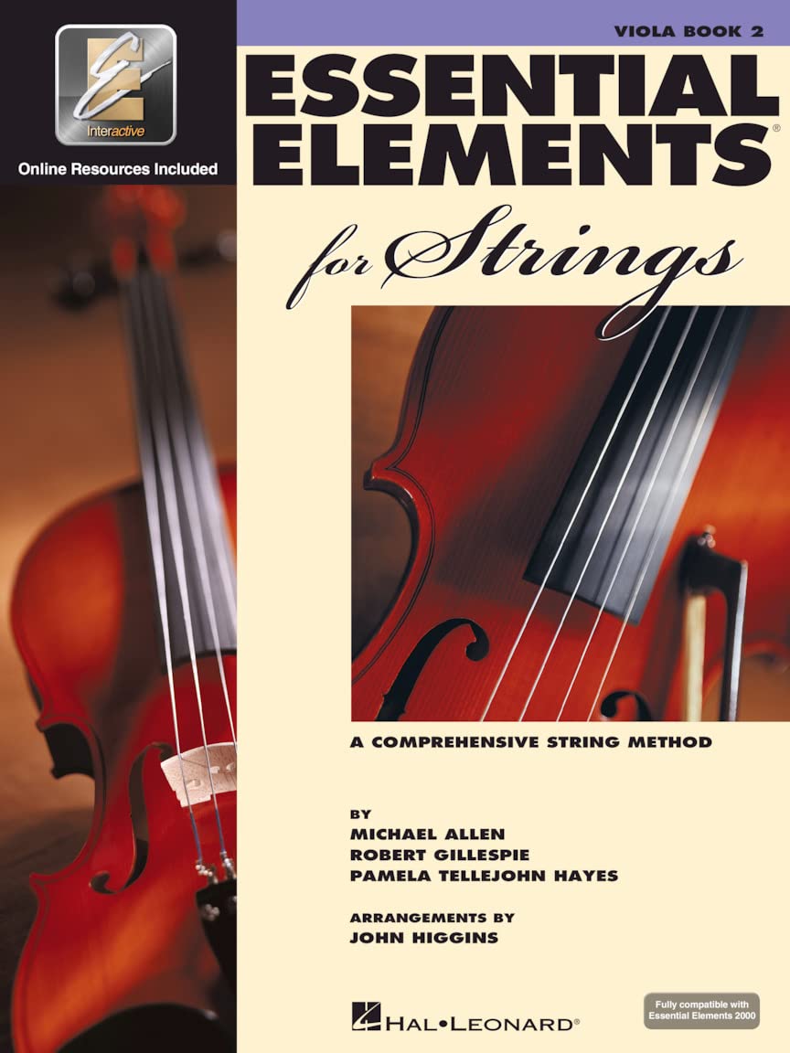 Essential Elements for Strings - Viola Book 2 w/EEi | Comprehensive Viola Method for Beginner and Intermediate Players | Includes Online Learning Tools and Play-Along Tracks