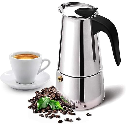 3D CREATIONS 2 Cup coffee filter steel percolator