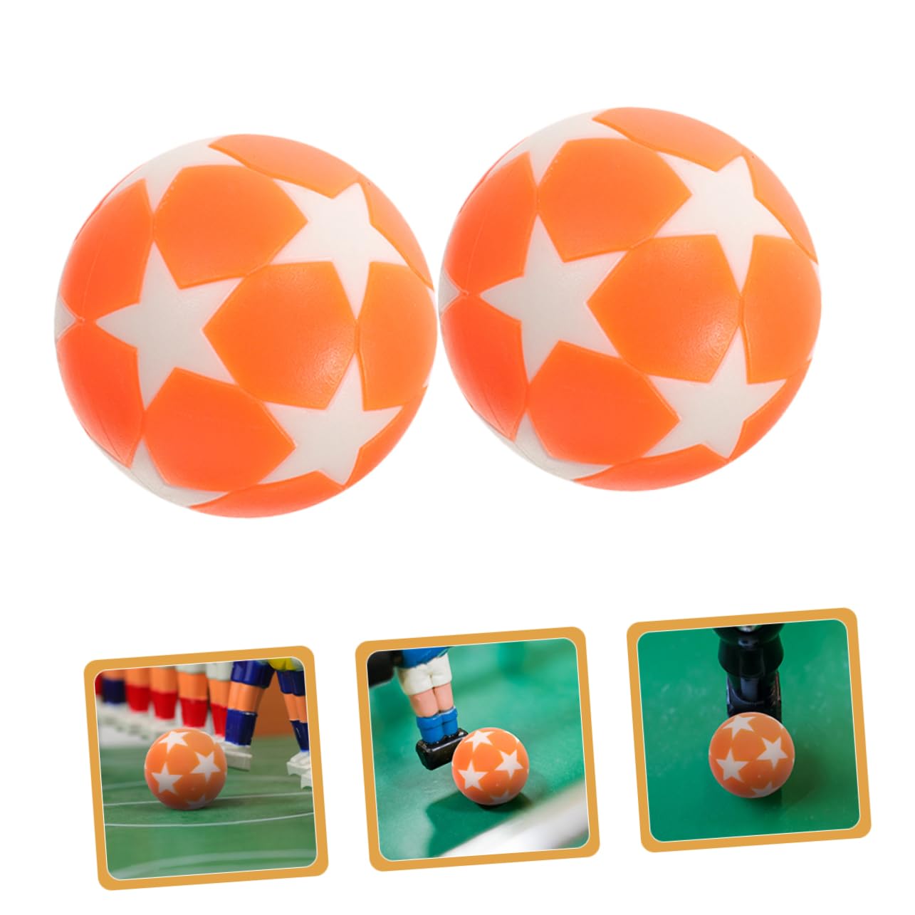 15pezzi Palline Per Calcio Balilla Arancioni E Bianche Sostituzioni Resistente Per Tavolo Da Calcio Accessori Per Giochi Da Tavolo Con Design E Lavorazione Fine