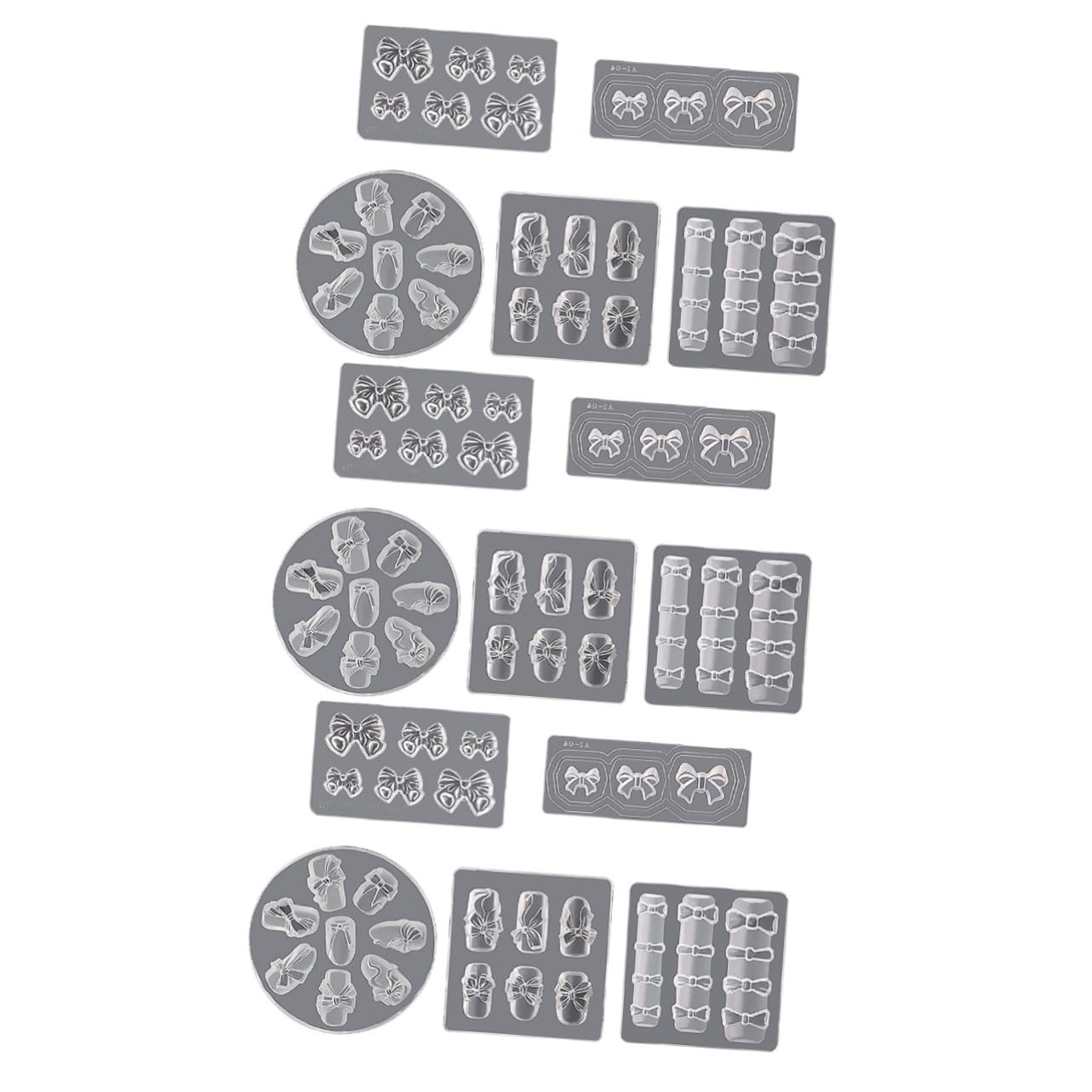 Limes à ongles en silicone manucure réutilisables sans déformation TEHAUX lot de 3 x 5 pièces