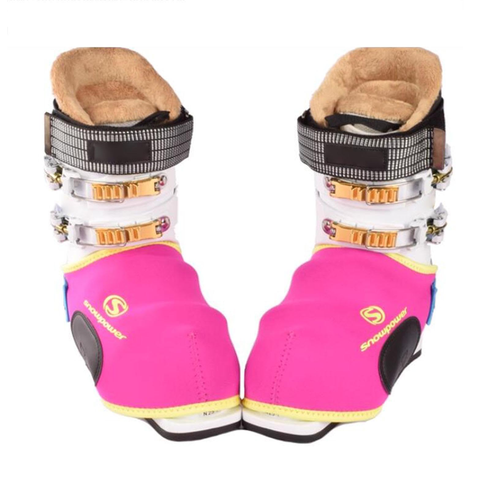 Fundas para Botas de Esquí Neopreno Cubrezapatos Antideslizante Impermeable Aislante Protección contra El Frío Adecuado para Práctica de Esquí Deporti