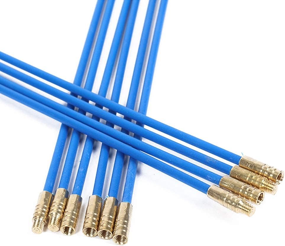 10pcs 13inch Fiberglass Wire Running Kit Wall Cable Wire Fishing Rod