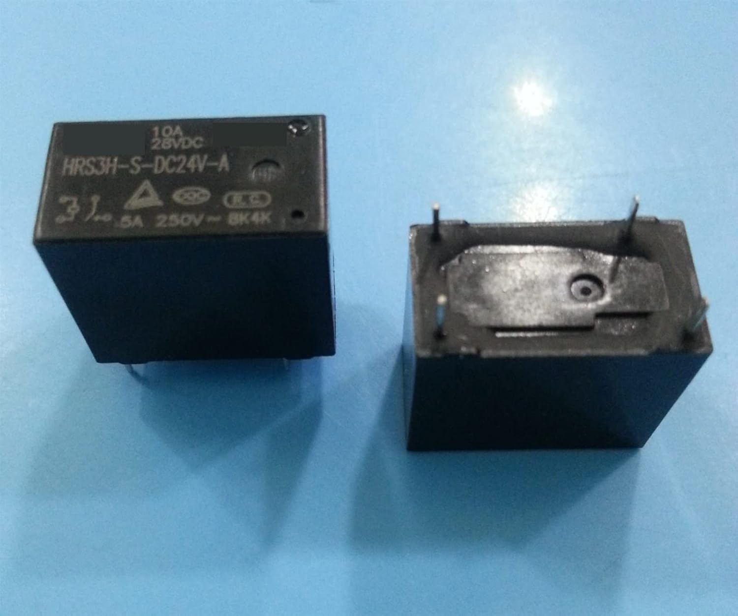 10Pcs Relay HRS3H-S-DC5V-A HRS3H-S-DC12V-A HRS3H-S-DC24V-A HRS3H S DC12V A 4PIN 5A 5VDC 12VDC 24VDC
