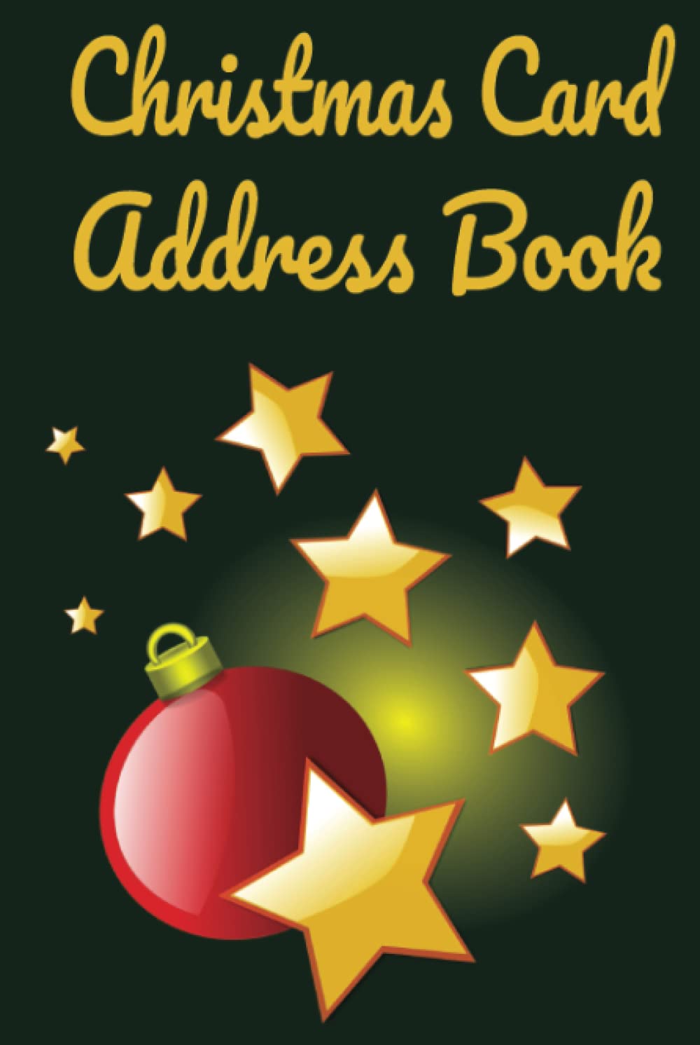 Christmas Card Address Book Hard Cover or Soft Cover 10 Year Holiday